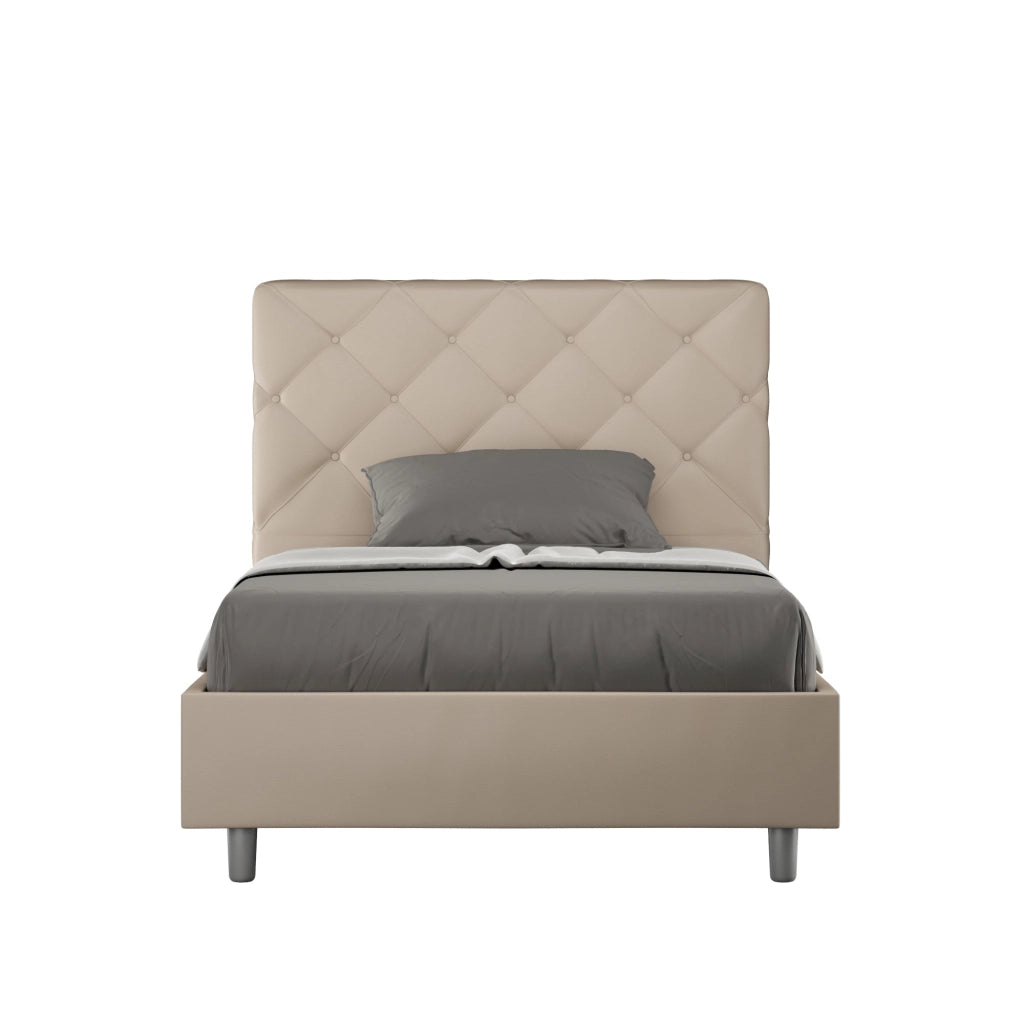 Letto Matrimoniale Large 180x190 cm Senza Rete Priya Tortora