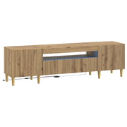 Mobile TV LED Rovere Artigianale Legno ingegnerizzato 896694