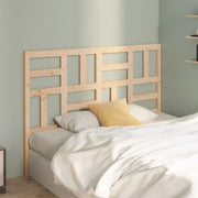 Testiera per Letto-Testata-Testiera Decorativa 146x4x104 cm in Legno Massello di Pino 816994