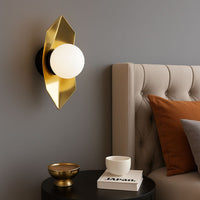 Lampada Da Parete App1411-w Black Gold