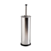 Porta Scopino WC con Scopino in Acciaio Inox Design Moderno Ø10x38 cm Antiruggine Base Antiscivolo Bagno Elegante e Igienico Il Gruppone