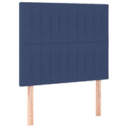 Testiera | Testata Blu 100x5x118/128 cm Tessuto