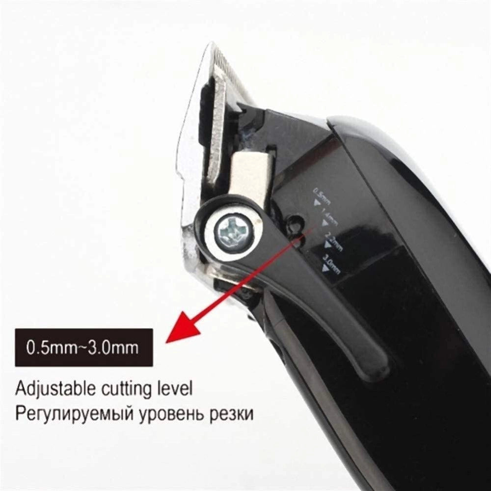Trade Shop - Tagliacapelli Professionale Clipper Trimmer Silenzioso Con Batteria Led Q-lf530 -