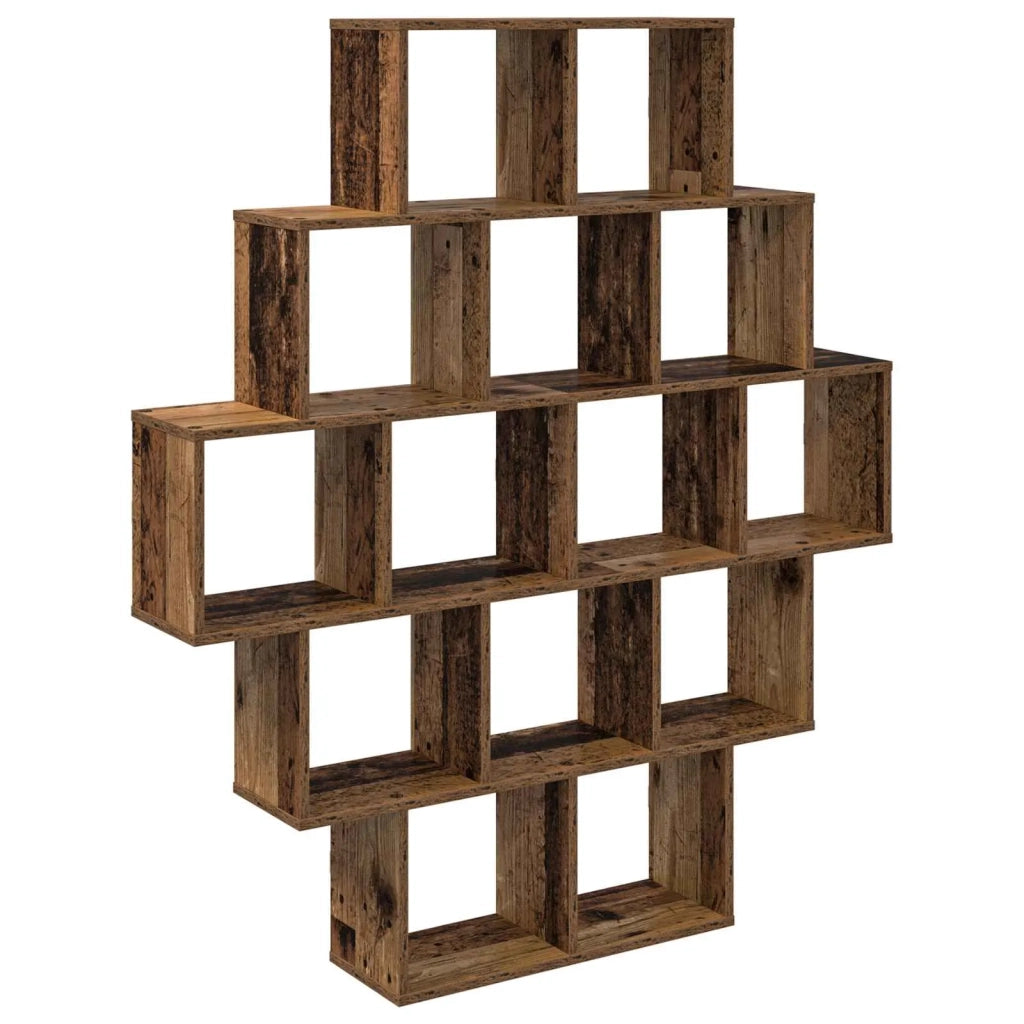 Scaffale da parete Legno antico 120 x 20 x 136 cm 8012162