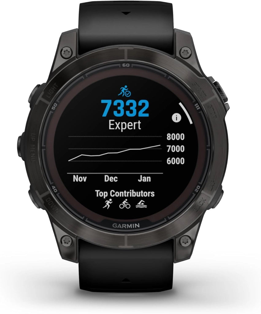 Garmin fēnix 7X Pro Solar, Smartwatch, Ricarica solare, 51mm, Torcia LED, Display 1,4", Touchscreen, +30 Sport, GNSS multi-band, Mappe, Musica, Pay, Autonomia 37 giorni, Slate Gray & Black