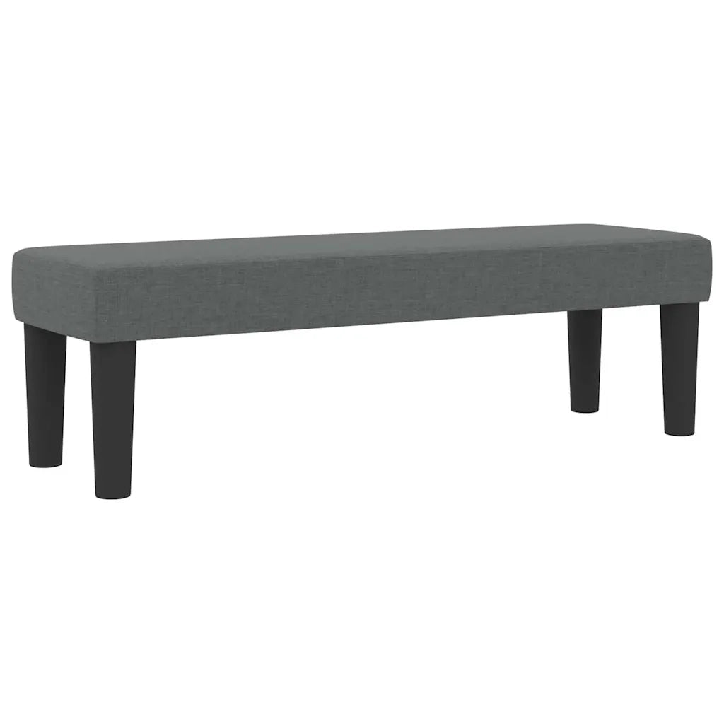 Letto a molle con materasso Grigio scuro 200 x 200 cm Tessuto 3344094