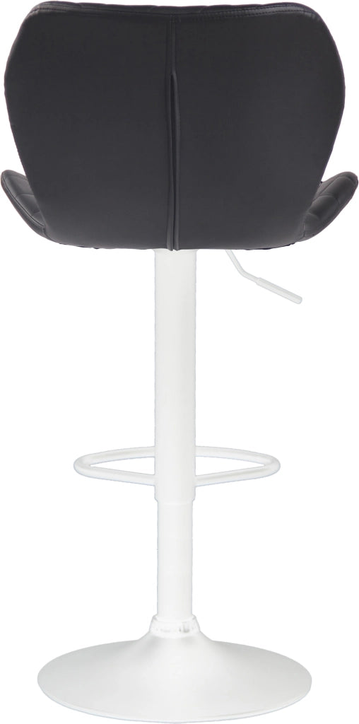 Set 2 sgabelli bar Cork in similpelle nero,bianco