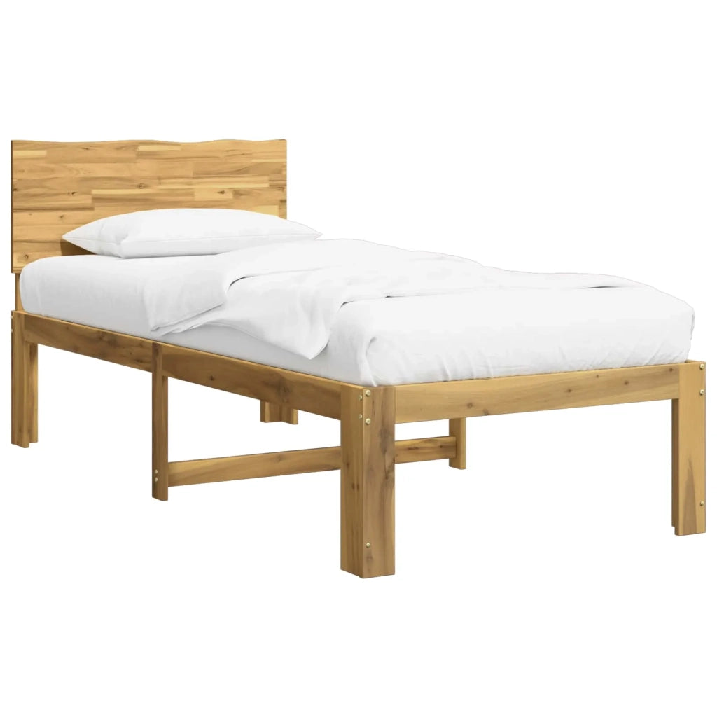 Letto Singolo con Testiera ROSTOCK Bianco 75 x 190 cm 903397