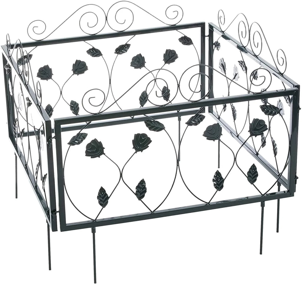 Recinzione decorativa in metallo per giardino 13_0000779