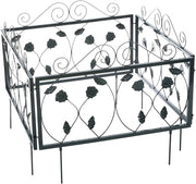 Recinzione decorativa in metallo per giardino 13_0000779