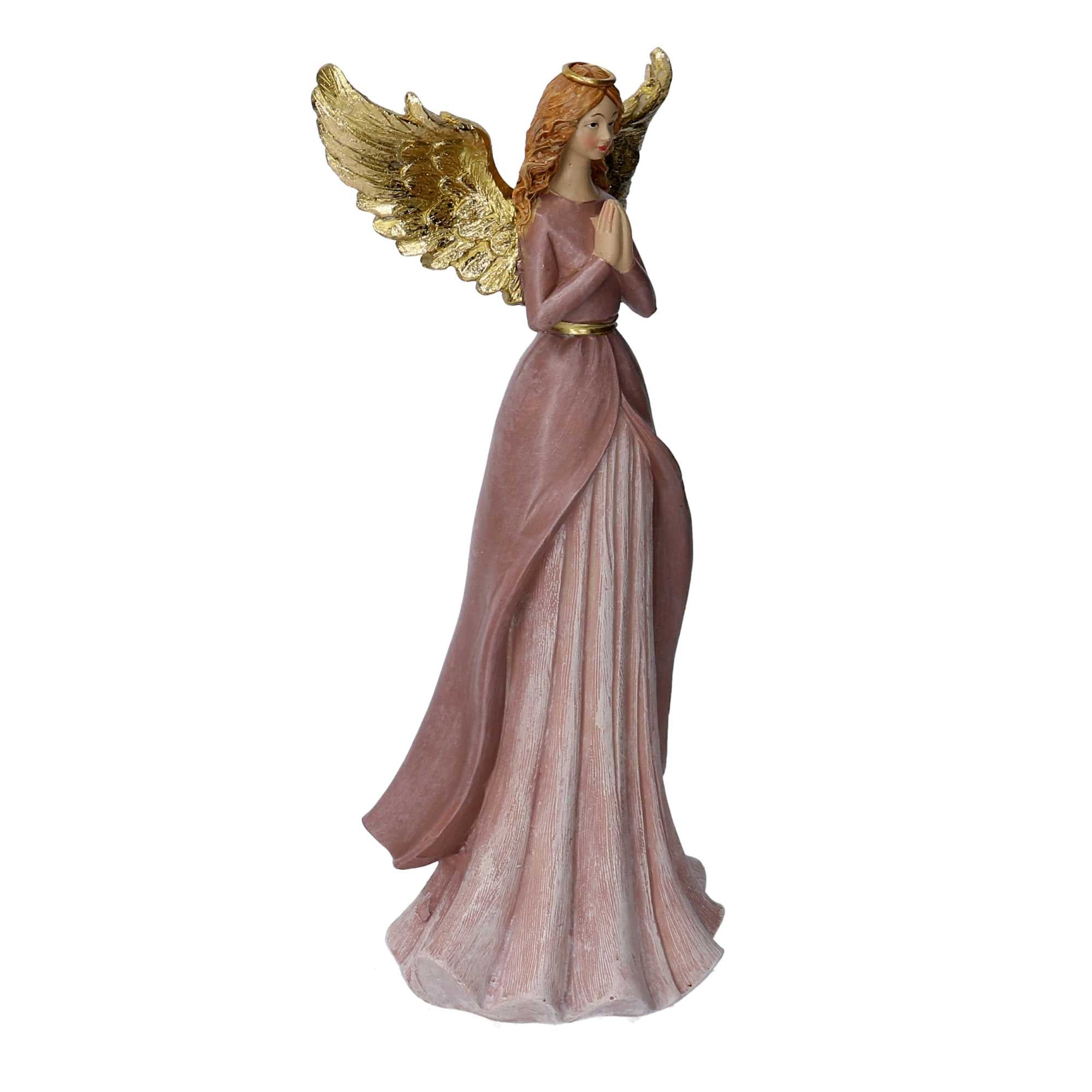 Angelo resina rosa cm 13,5x10xh28,5