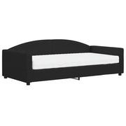 Divano letto | Sof¨¤ letto | Letto singolo con Materasso Nero 100x200 cm in Tessuto