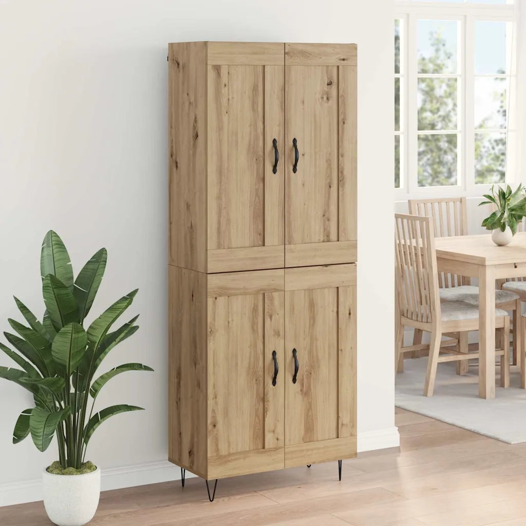 Credenza | Madia | Buffet da pranzo | Armadio da pranzo Rovere artigianale 69,5 x 34 x 180 cm