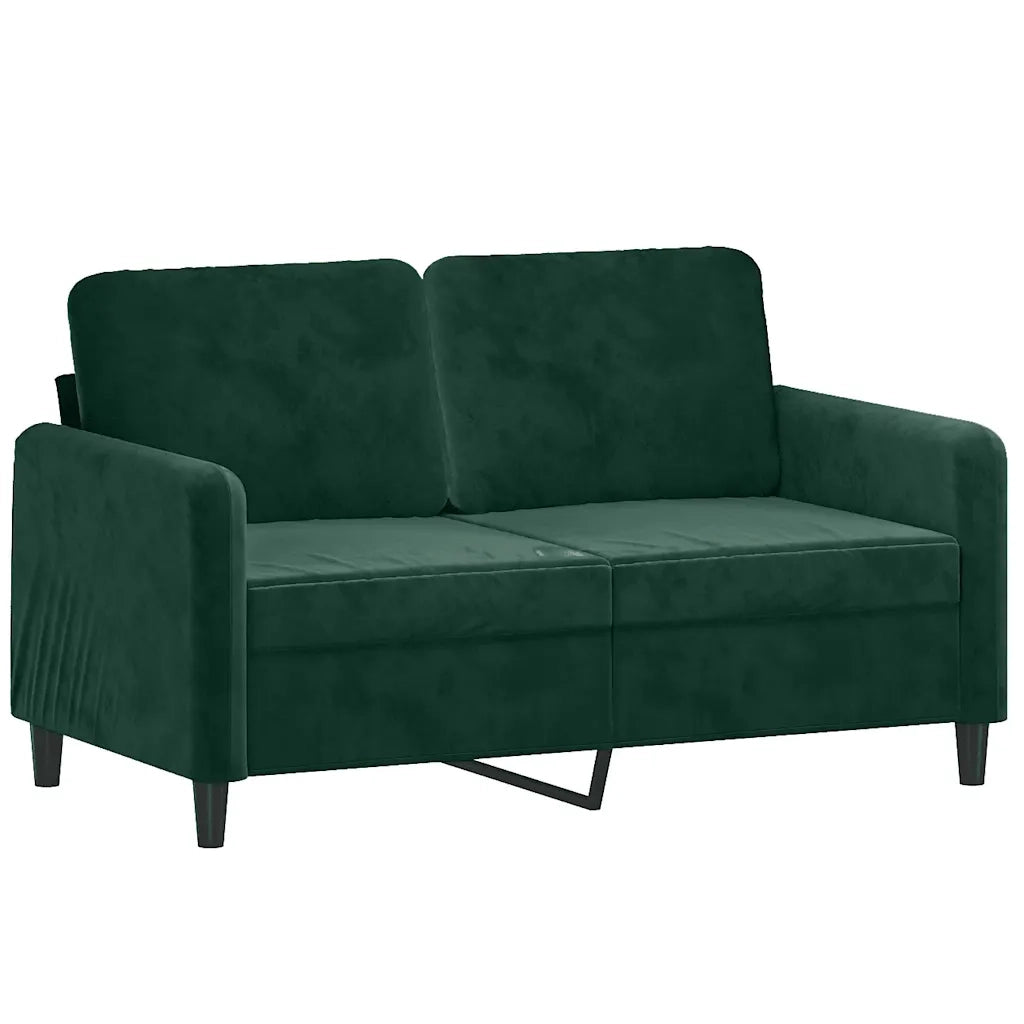 Set di Divani 3 pz Verde Scuro in Velluto 3201936