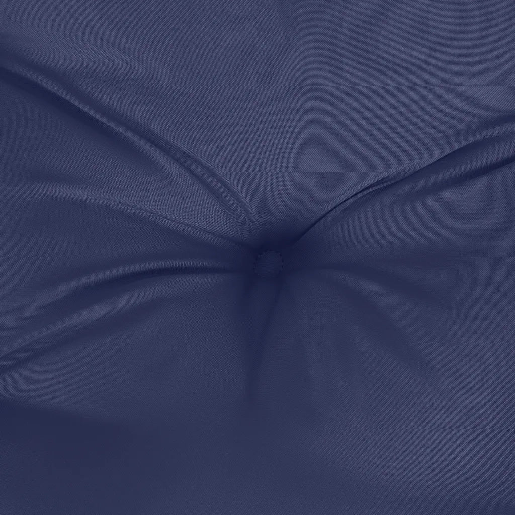 Cuscino per pallet | Cuscini per sedie Blu Marino 58x58x10 cm in Tessuto Oxford