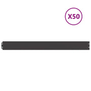Bordure per Prato 50 pz Nere Acciaio Laminato a Freddo CFW1293900