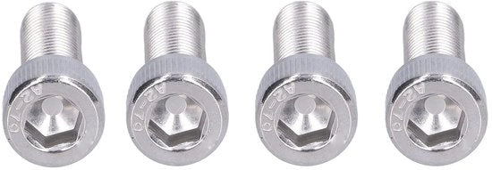 Viti a 6 gomiti M10 - 4 pezzi - Acciaio inossidabile A2-70 - Hardware di fissaggio - DIN 912 - Diametro di testa 16 mm - Viti a 6 gomiti