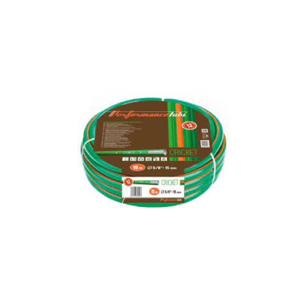 TUBO DA GIARDINO CRICKET 5/8" PERFORMANCE 4 STRATI Lunghezza: 15 MT