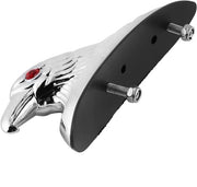 Spatbordo Decorativo con Finestra in Acciaio Inox - 6 mm Bucie - 12V - Accessorio per Motocicletta/Scooter