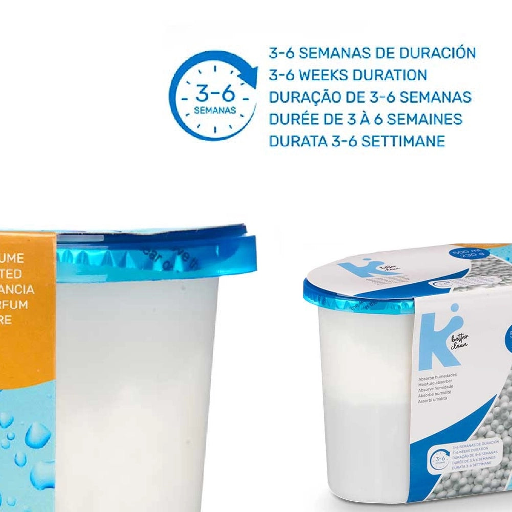 Deumidificatore Casa Portatile 6pz 1000ml contro Muffa Assorbi Umidità Aria pura