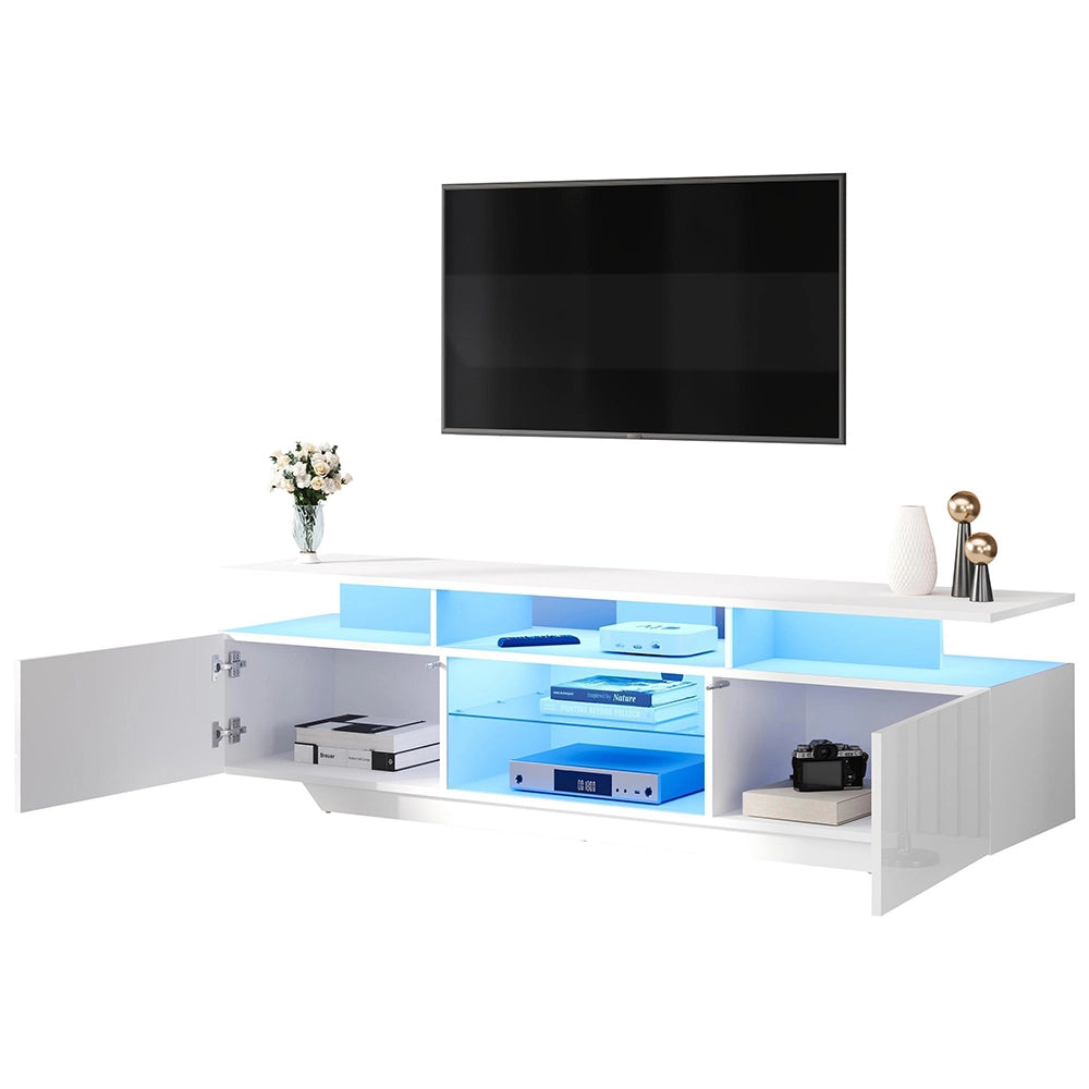 Mobile TV - Xylo - 160x40x45 cm LED 2 ante 8 ripiani