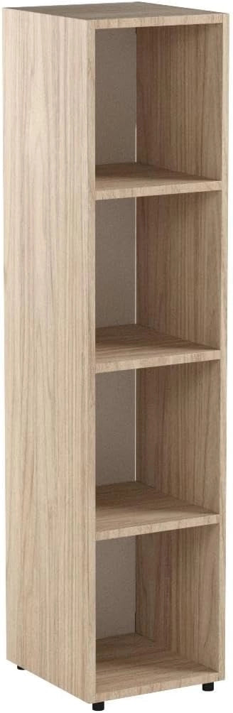 Scaffale Ludus, Sonoma, 142.5 x 36.2 cm, per la conservazione e la presentazione di libri e scatole