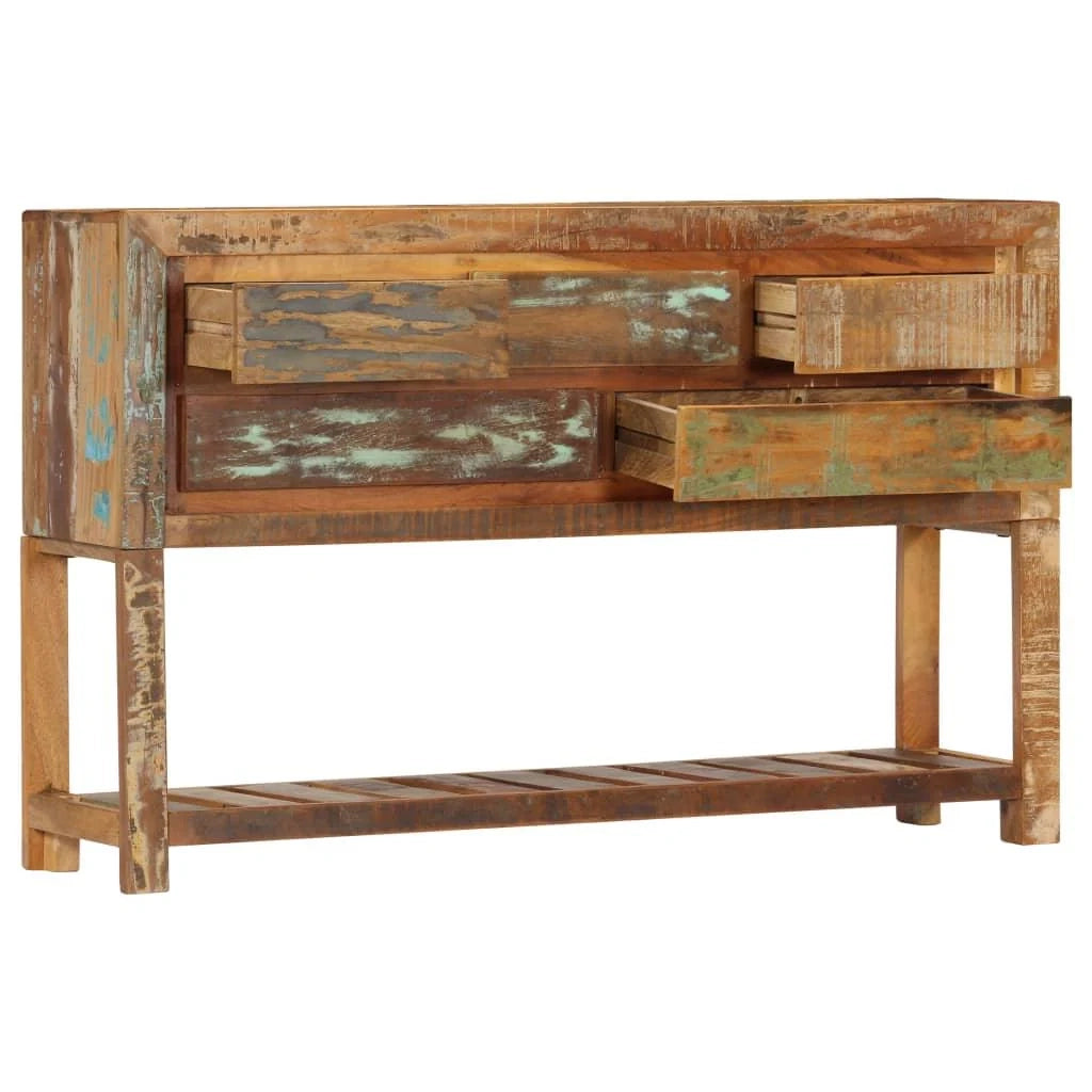 Buffet credenza mobiletto consolle mobile contenitore 120 cm legno massello di recupero 4402172
