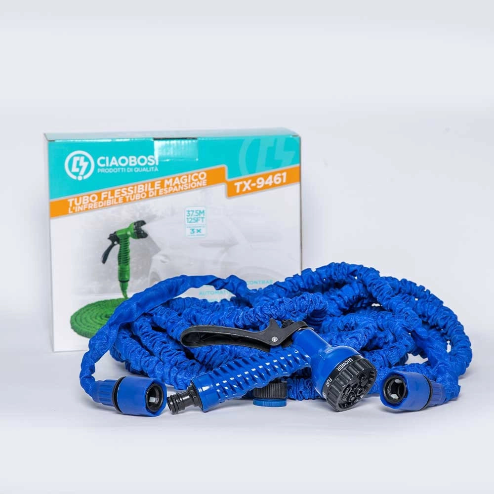 Trade Shop - Tubo Magico Per Irrigazione 37,5 Mt 125ft Giardino Estensibile Pistola Tx-9461 -