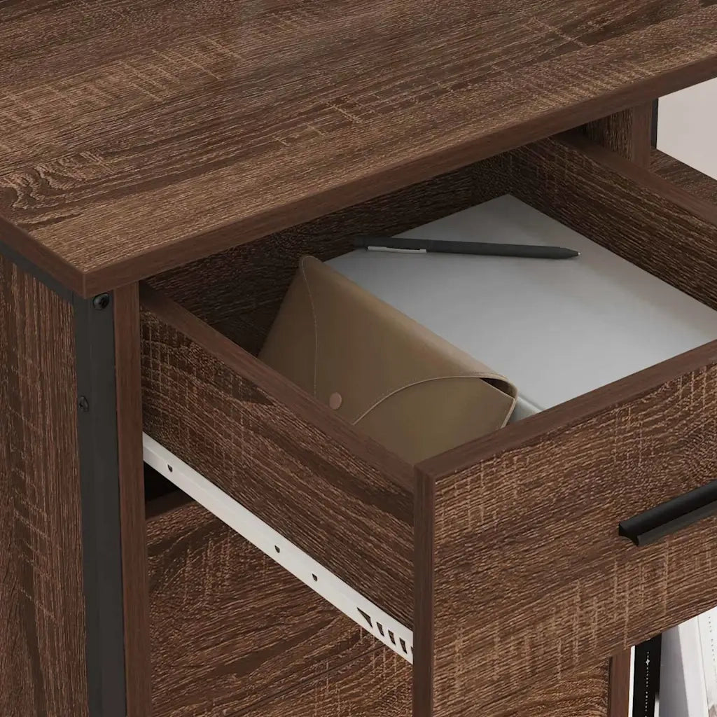 Cabina con Stazione di Ricarica Rovere Marrone 76 x 41 x 72 cm 859839