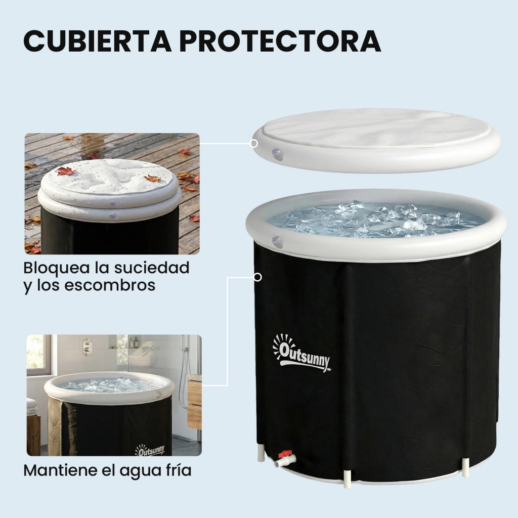 Vasca da bagno portatile 280L per recupero atletico ¨C zephmum ¨C ?78x71 cm