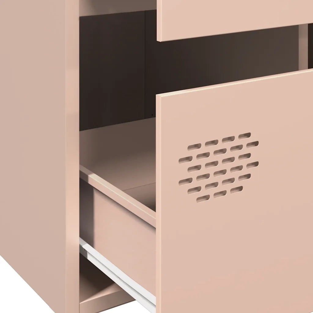 Credenza Rosa 68x39x101,5 cm in Acciaio 851221