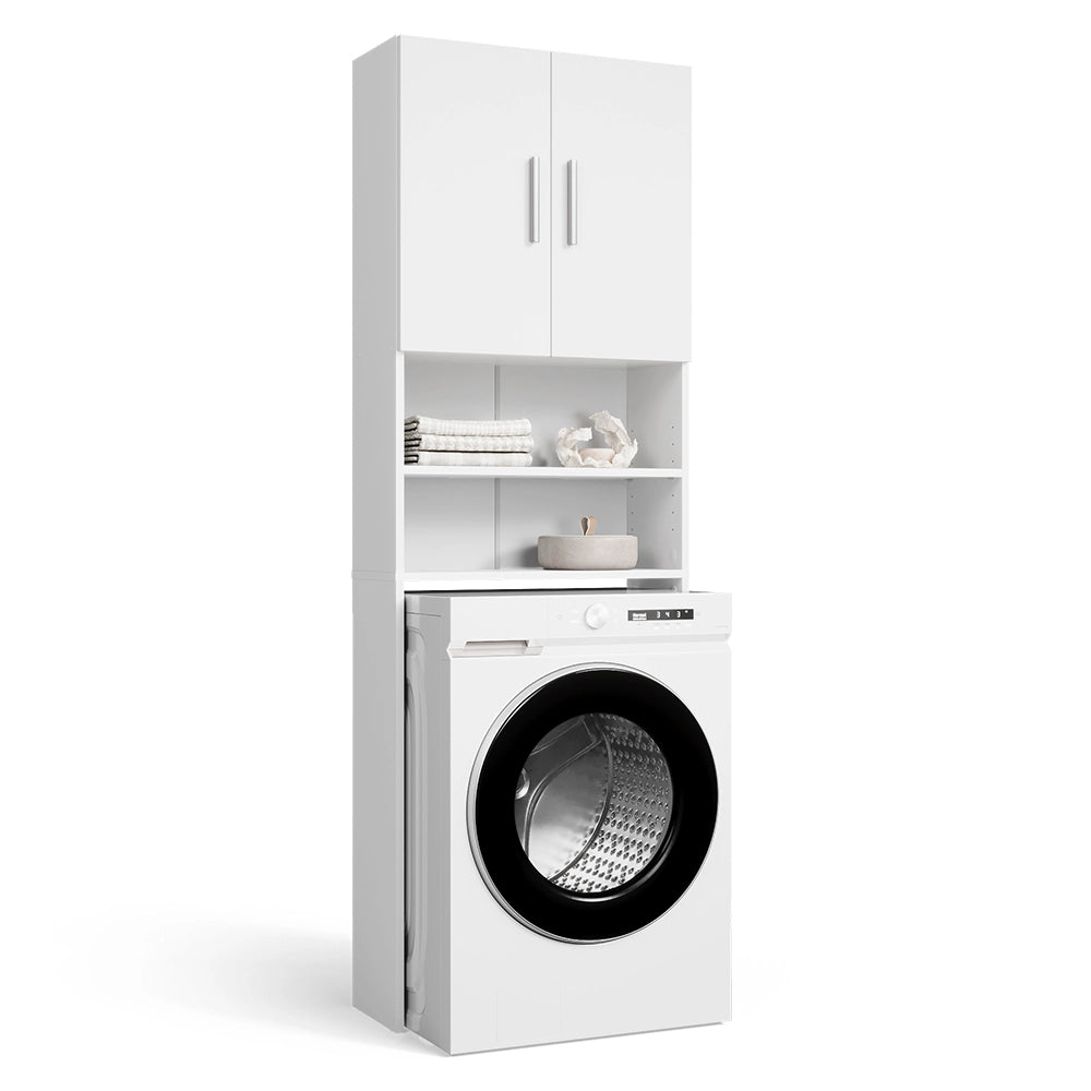 Armadietto da bagno Bianco 64 x 190 cm Vicco