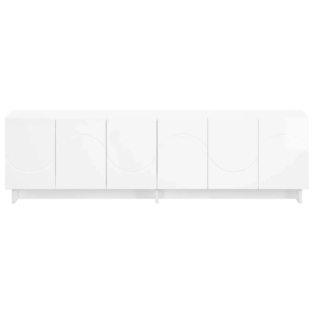 Supporto TV 140 x 34.5 x 40 cm Bianco Lucido 8011580