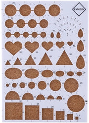 Set di Quilling - 1 Piattaforma di Sfoglia - 1 Pinza - 40 Aghi - Filo per Foro - Materiale Plastico/Legno