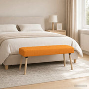 Panchina trapuntata a canale Giallo Scuro 110 x 40 x 46 cm 42038496