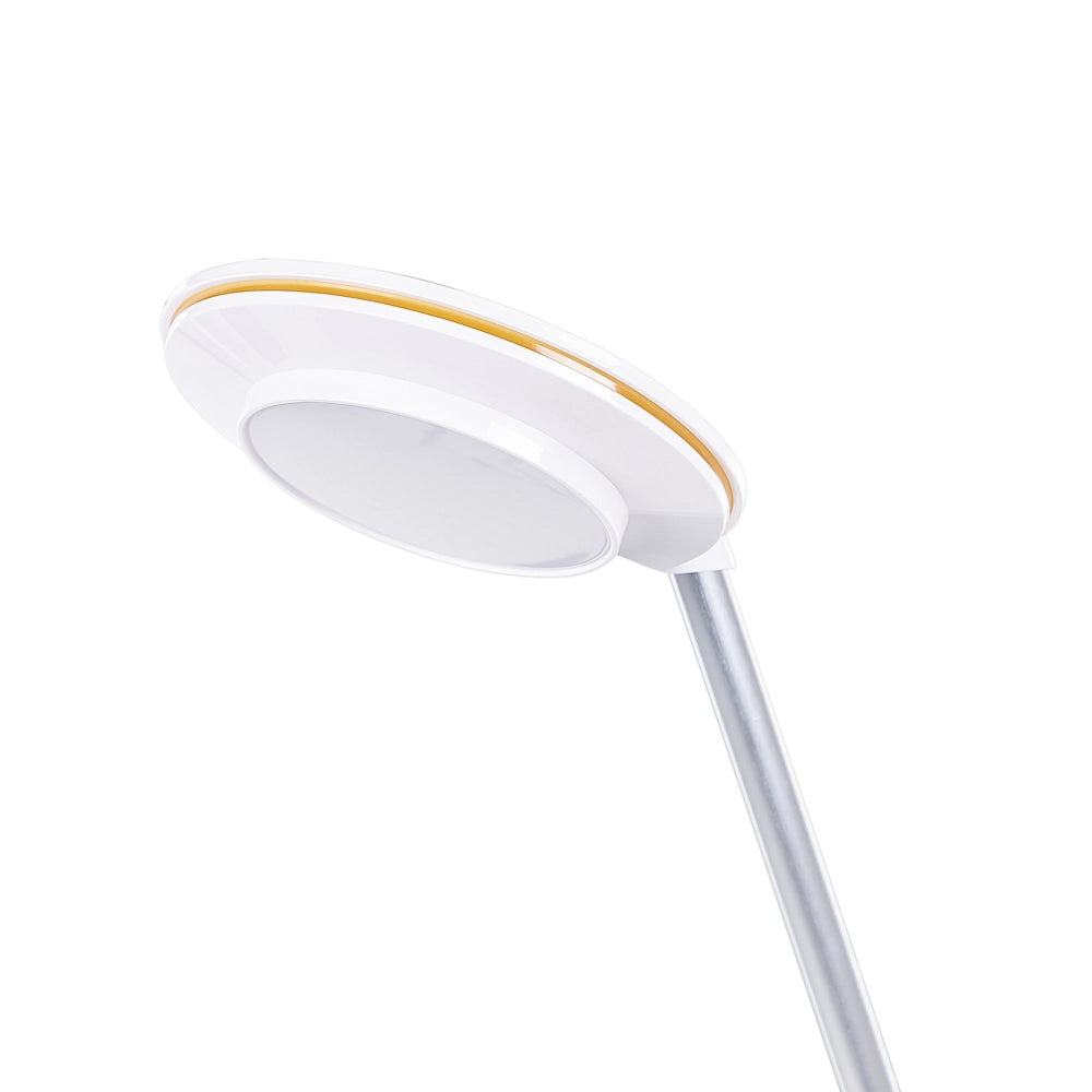Lampada da soffitto a LED con piastra metallica bianca 45 cm supporto USB ufficio cameretta soggiorno
