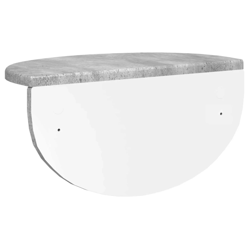 Scaffale da parete A parete Grigio cemento 38 x 19 x 19 cm 891414
