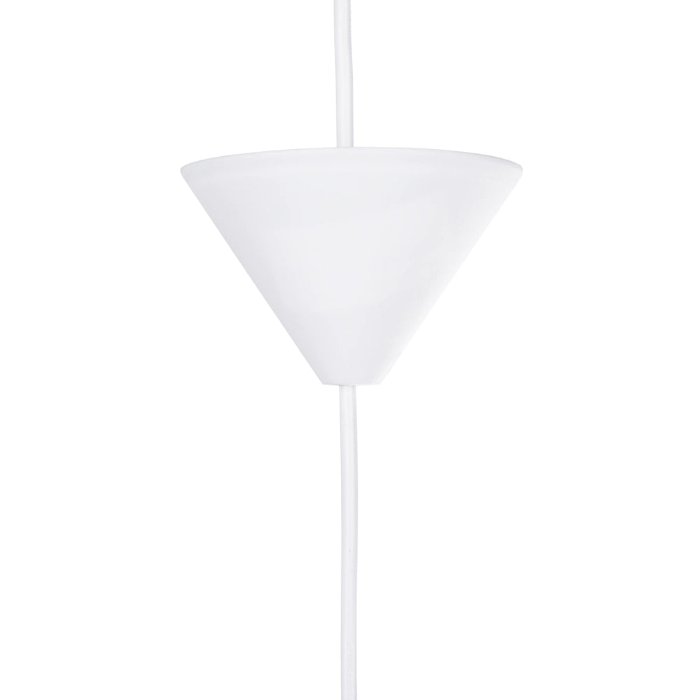 Lampada a Sospensione Piume Bianche Forma Rotonda Glam Moderna