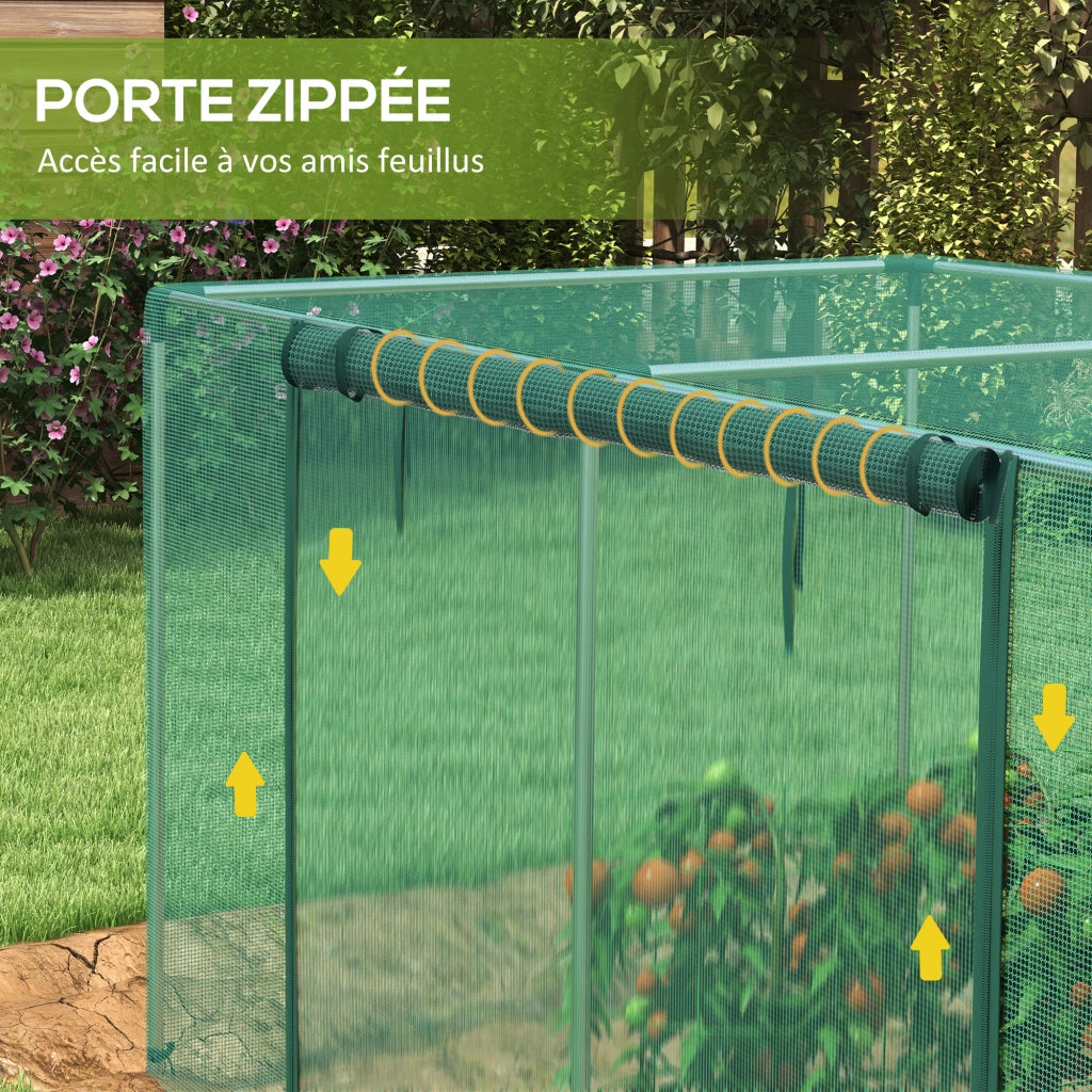 Serra da giardino ¨C zephmum ¨C verde 240x120x110 cm