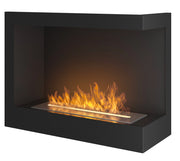 Camino a Bioetanolo da Incasso 60x45 cm Corner 600 Right Destro Nero