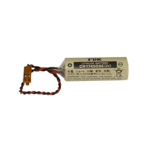 Batteria Lithium 3V FDK (ex Sanyo) CR17450E compatibile con apparecchiature PLC GE FANUC
