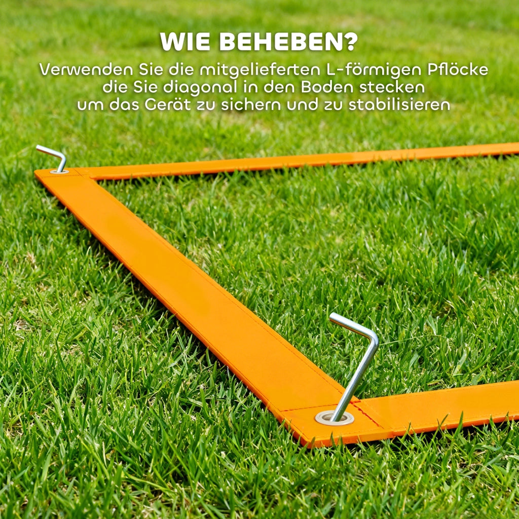 Set Agility per Cani ¨C zephmum ¨C Blu e Rosso, 352x66x69 cm
