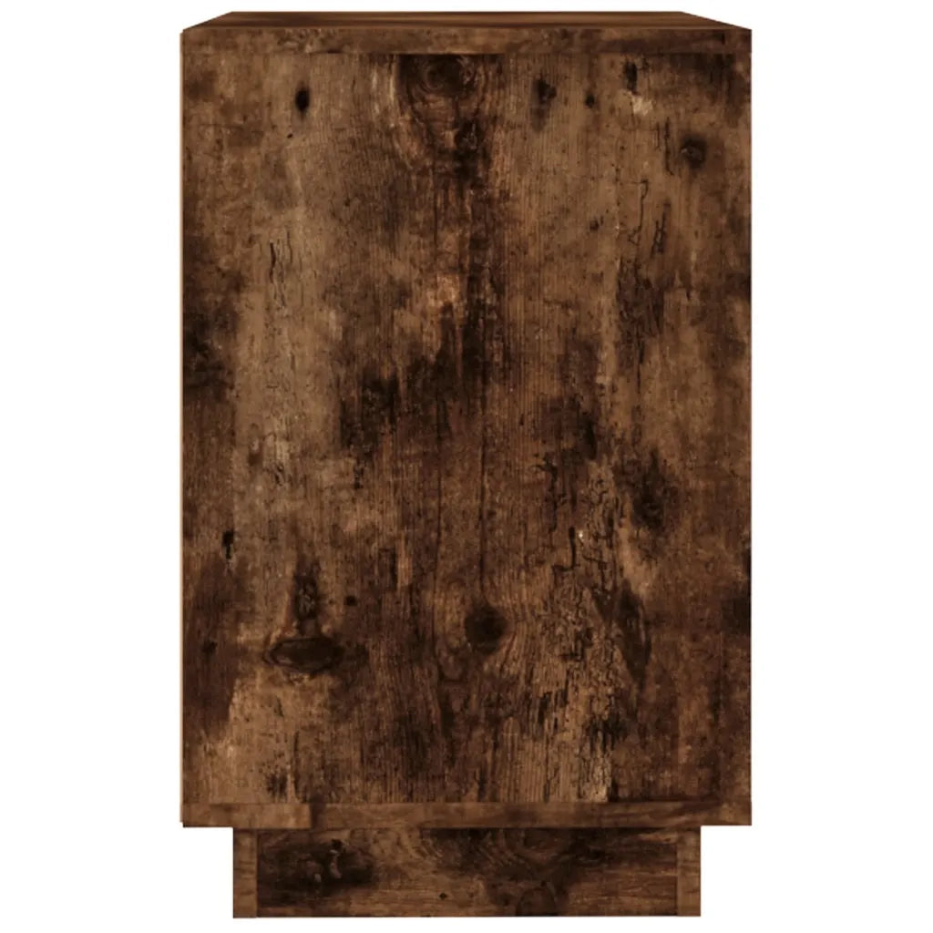 Credenza-Buffet-Armadio da cucina Rovere Fumo 102x35x55 cm in Legno Multistrato