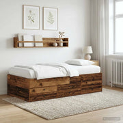 Telaio del letto con storage Legno antico 80 x 200 cm 3429648