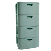 Cassettiera Domus 4 Cassetti Green Tea 40 x 40 x 80 cm