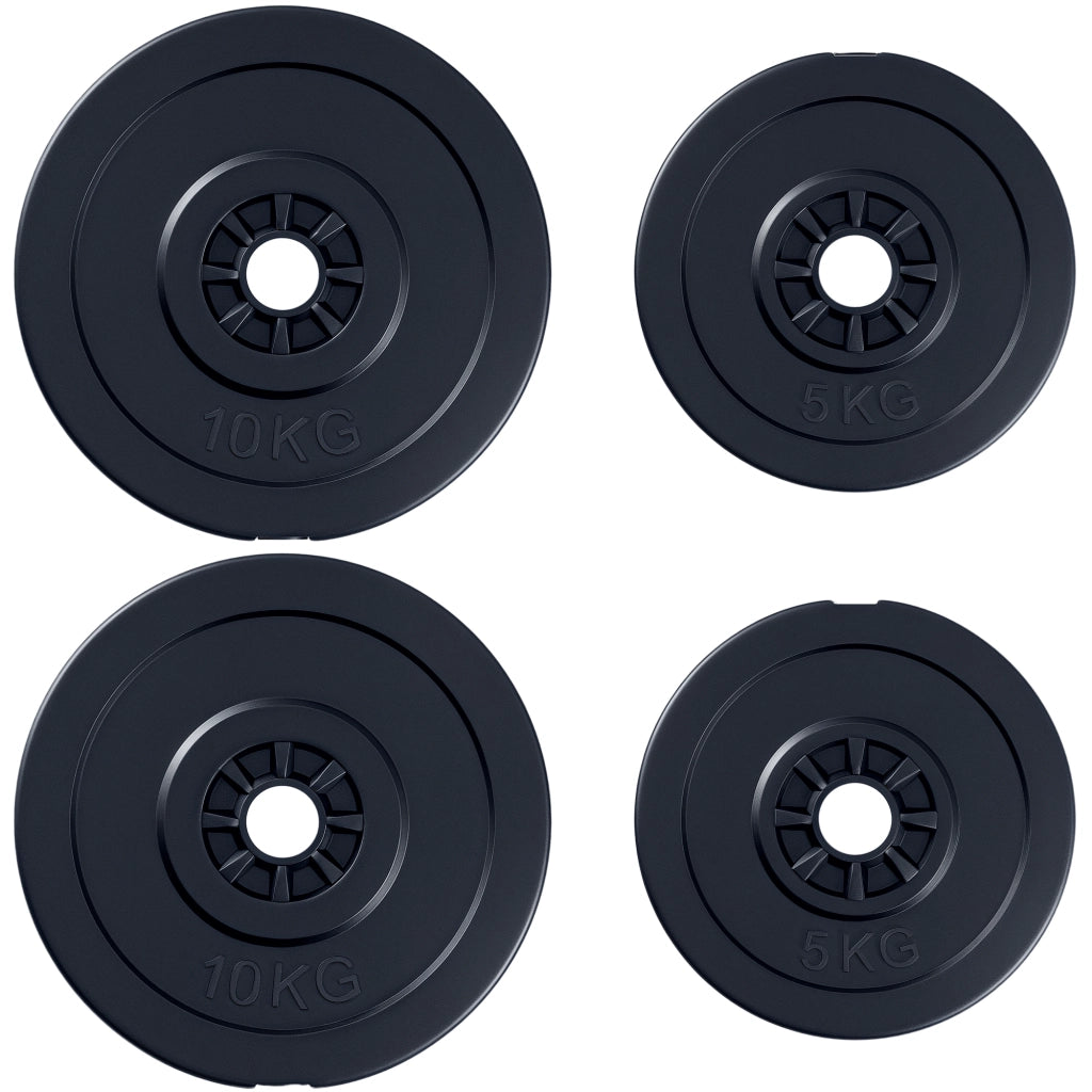 Dischi Pesi 2x5kg 2x10kg ¨C zephmum ¨C Nero ?25mm