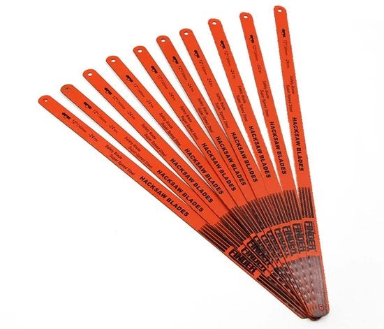 10 set di lamiere di sega metallica sostitutive 300 mm 24 denti - lama universale per legno e plastica