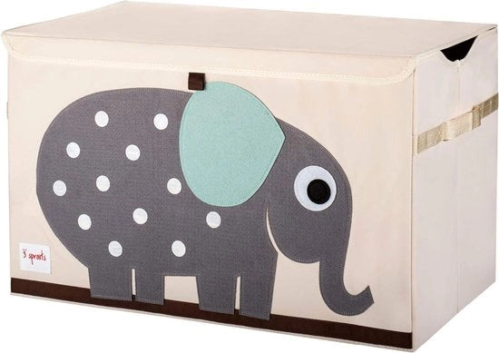 Cassa per bambini, scatola di archiviazione per ragazzi e ragazze, cassa per giocattoli per bambini, scatola di archiviazione per camera di bambini, elefante