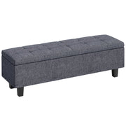 Poltrona in tessuto con gambe in legno ¨C zephmum ¨C Grigio scuro