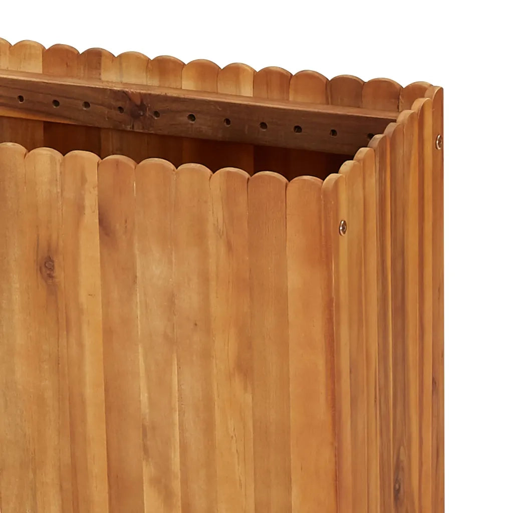 Letto Rialzato da Giardino 150x30x50 cm in Massello di Acacia 45925